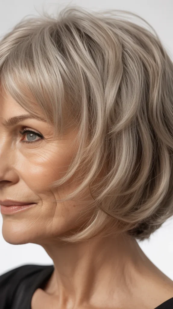 Textured Layered Bob