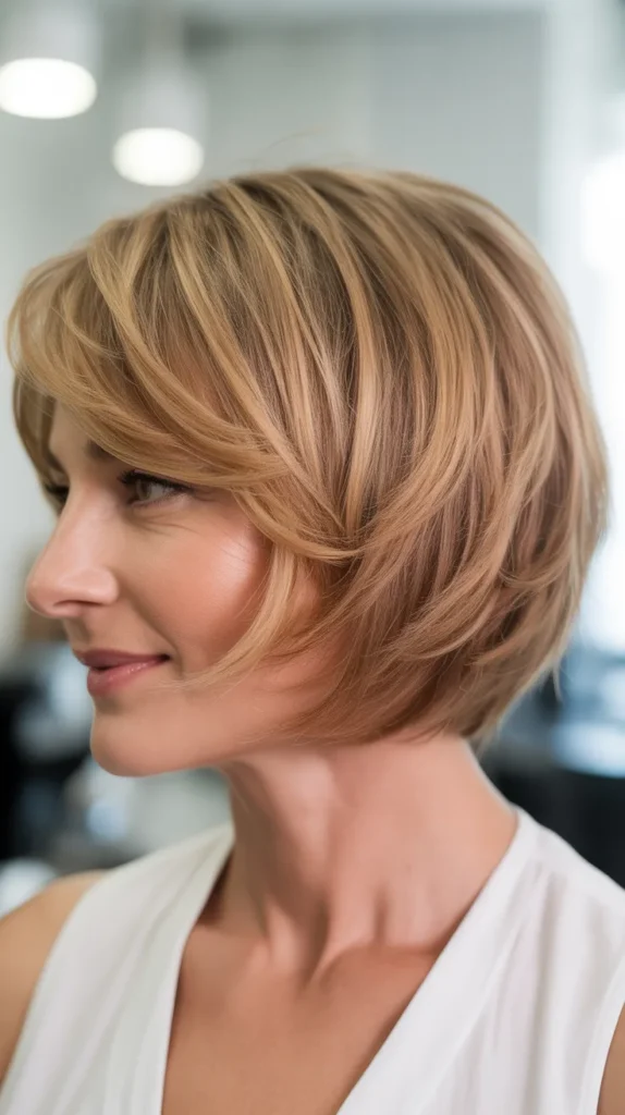 Soft Shattered Bob with Irregular Layers