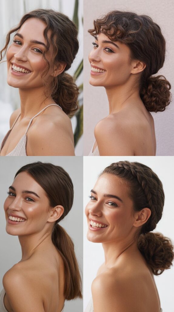 The Textured Low Ponytail