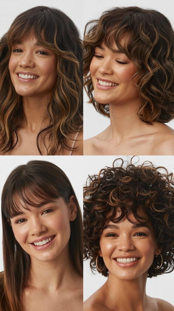  Peek-a-Boo Layers with See-Through Bangs