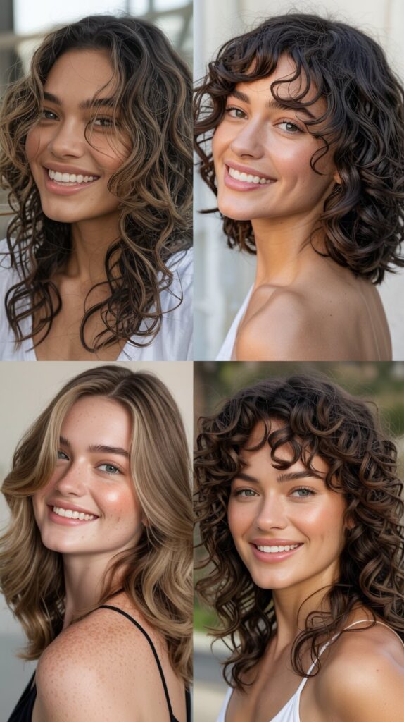 50 Long Layered Haircuts to Try—Front & Back Views 36 Waterfall Layers