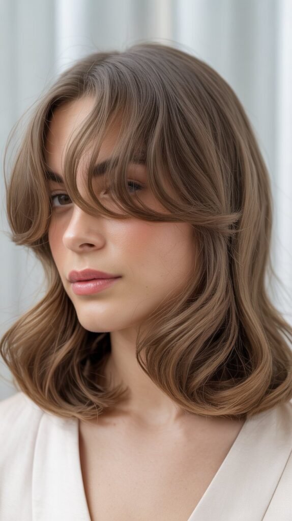 Soft Rounded Curtain Bangs