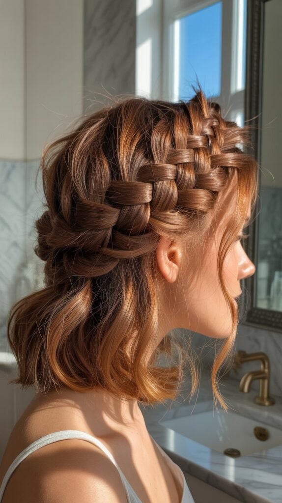 French Braid Crown