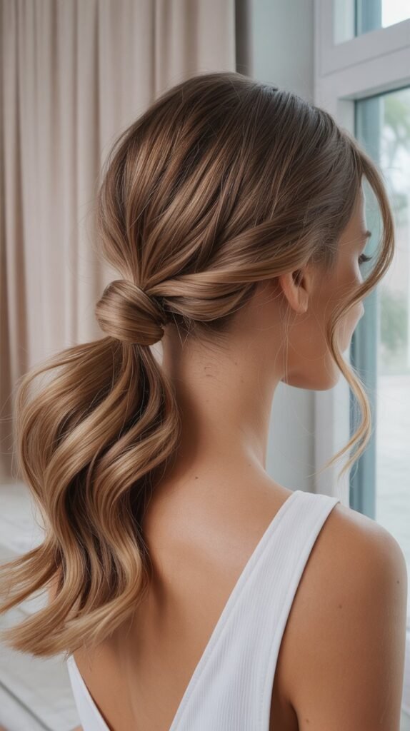 Twisted Side Ponytail