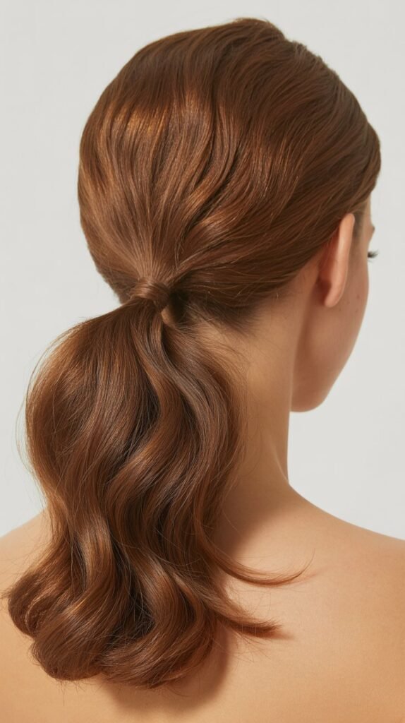 High Ponytail with Volume