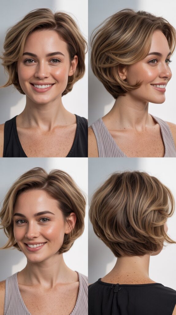  Graduated Bob with Stacked Back