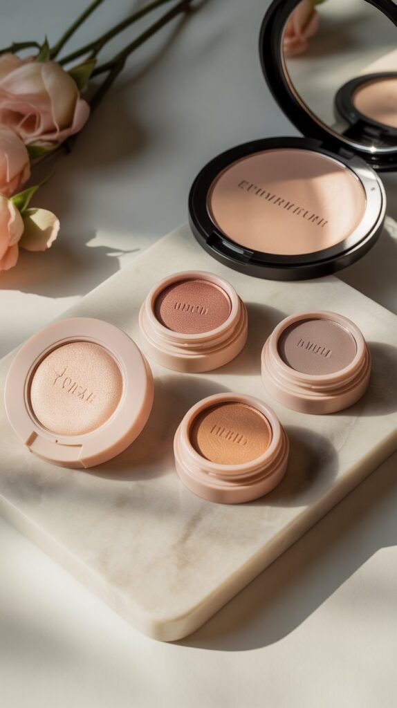 Set Cream Products With Powder for Longevity