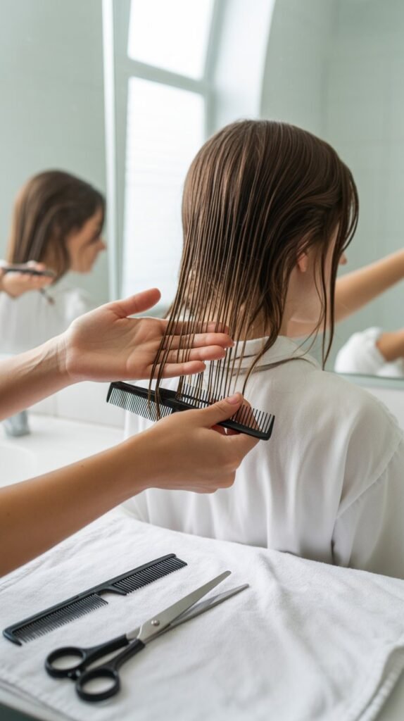 Preparing Your Hair for Cutting