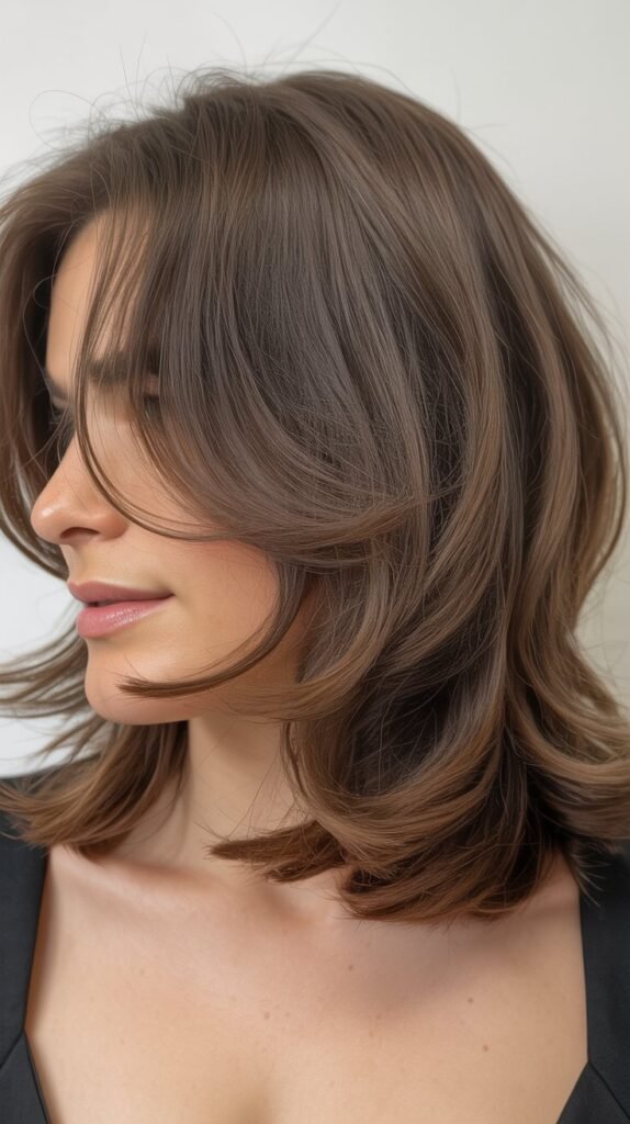 Razored Ends at Medium Length