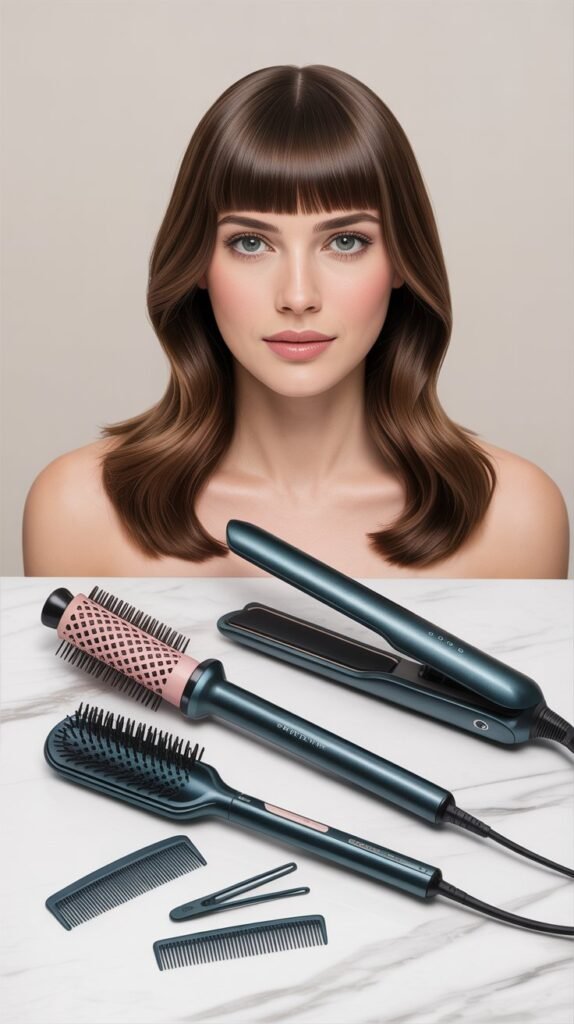 Curtain Bangs Styling Tools