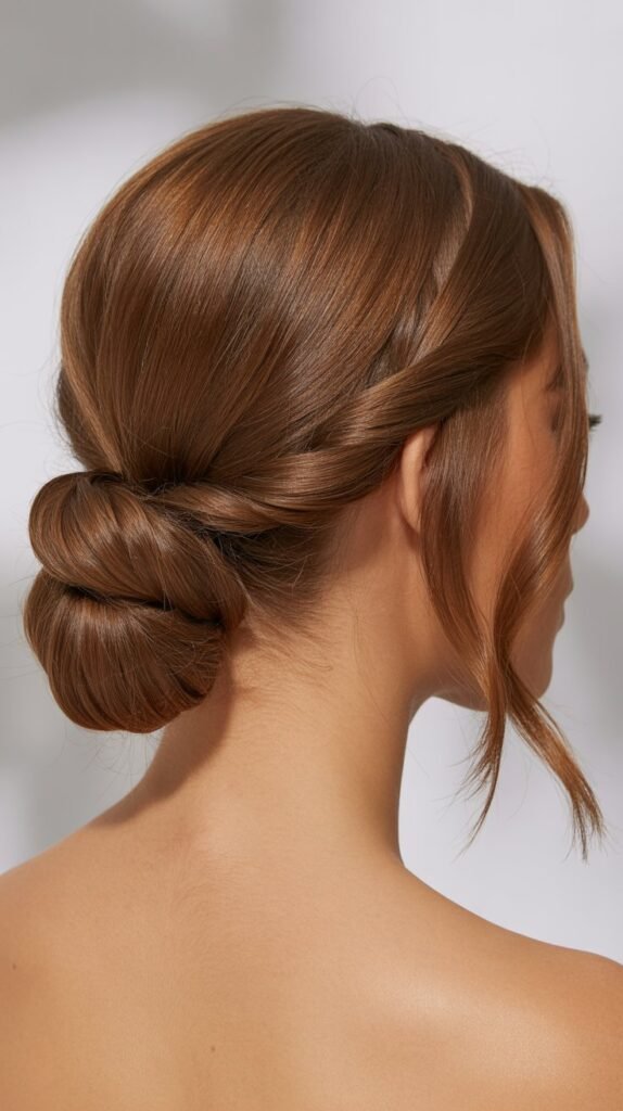 Twisted Low Bun
