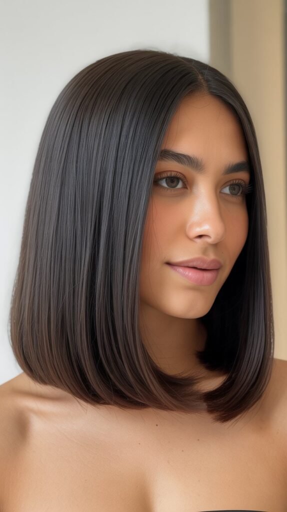 Classic Straight Long Bob