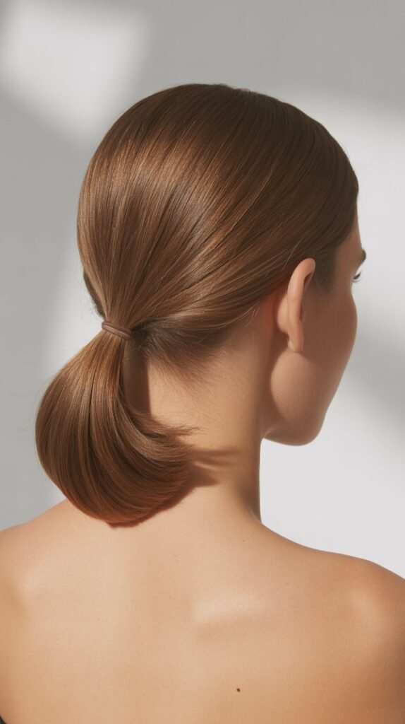 Sleek Low Ponytail