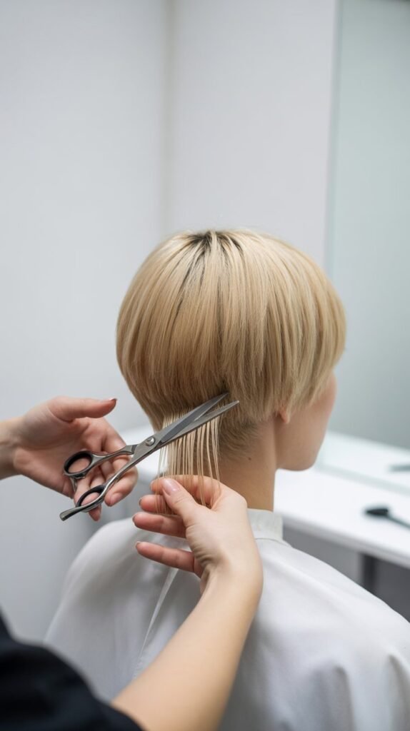 Basic Layering Technique for Short Hair