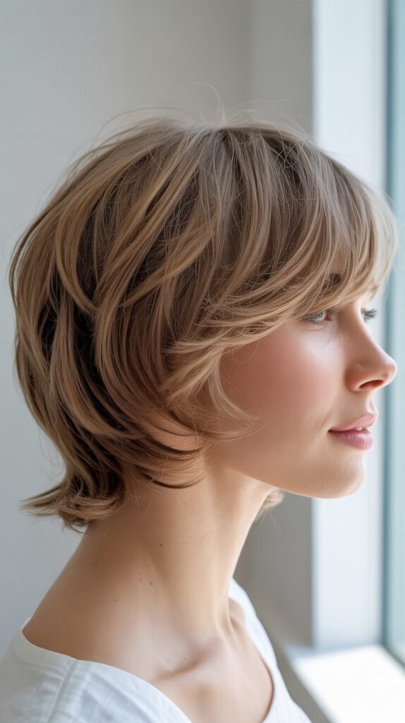 Styling Your New Layered Short Hair