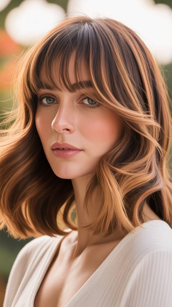 Swoopy Bangs for Romantic Movement