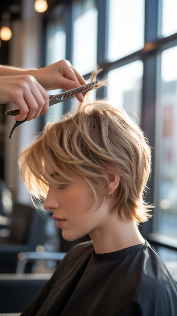 Texturizing and Finishing Your Layered Cut