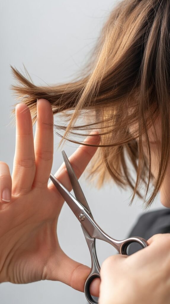 Step-by-Step Cutting Process for Front Layers