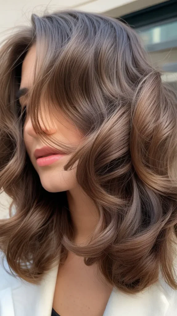 Textured Shoulder-Length Waves