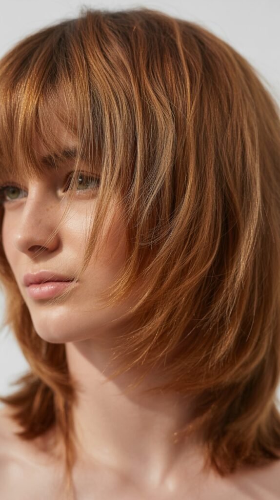 Piecey Bangs with Graduated Layers