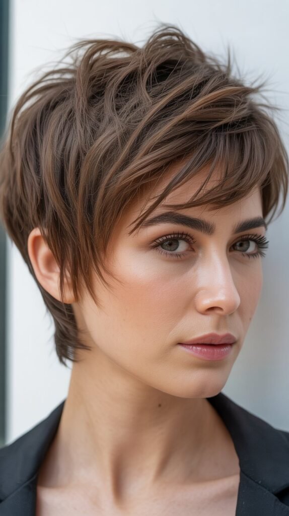 Choppy Pixie with Piecey Layers