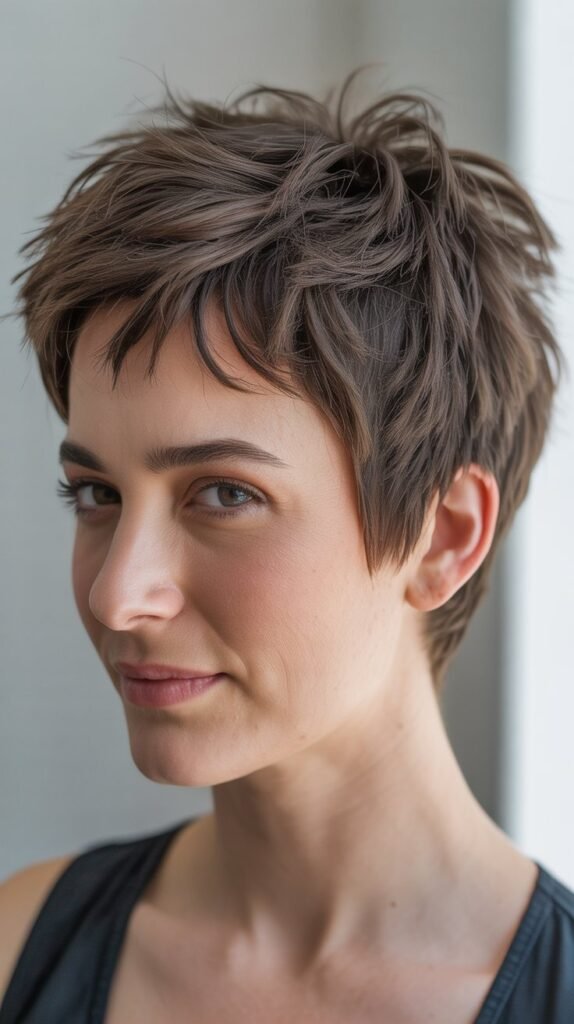 Tousled Pixie with Movement
