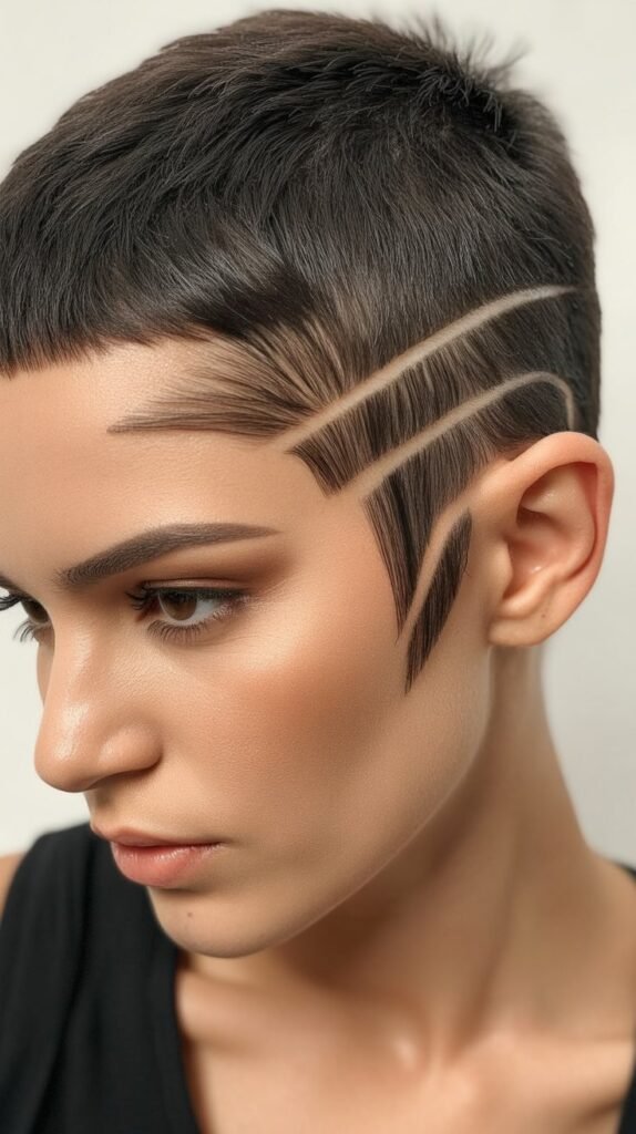 Pixie with Razor-Cut Edges