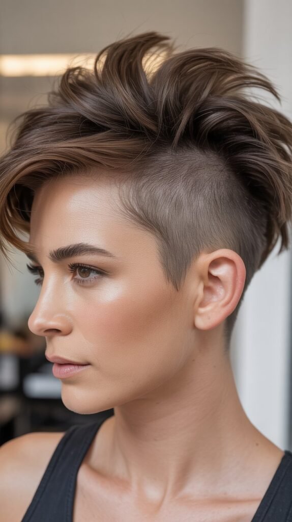Undercut Pixie with Volume on Top