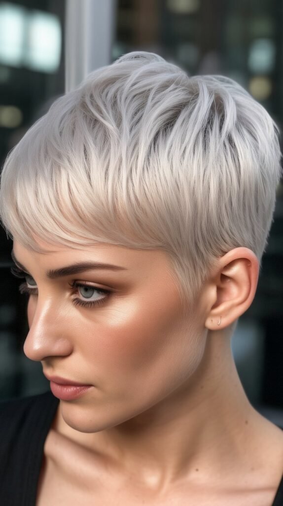Platinum Blonde Pixie
