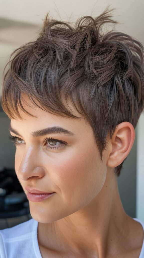 Disheveled Bedhead Pixie