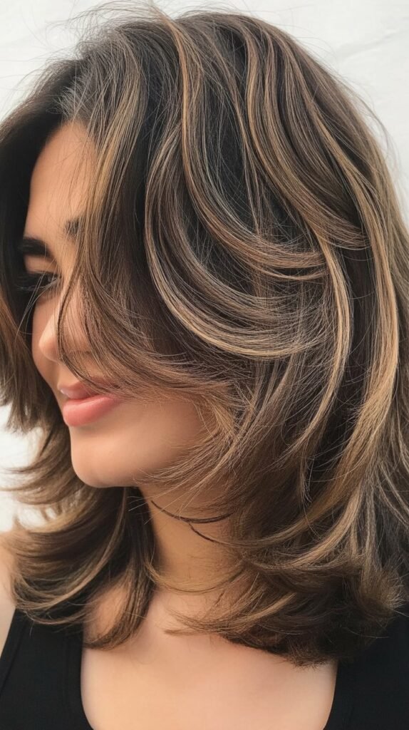 Long Layers With Curtain Fringe