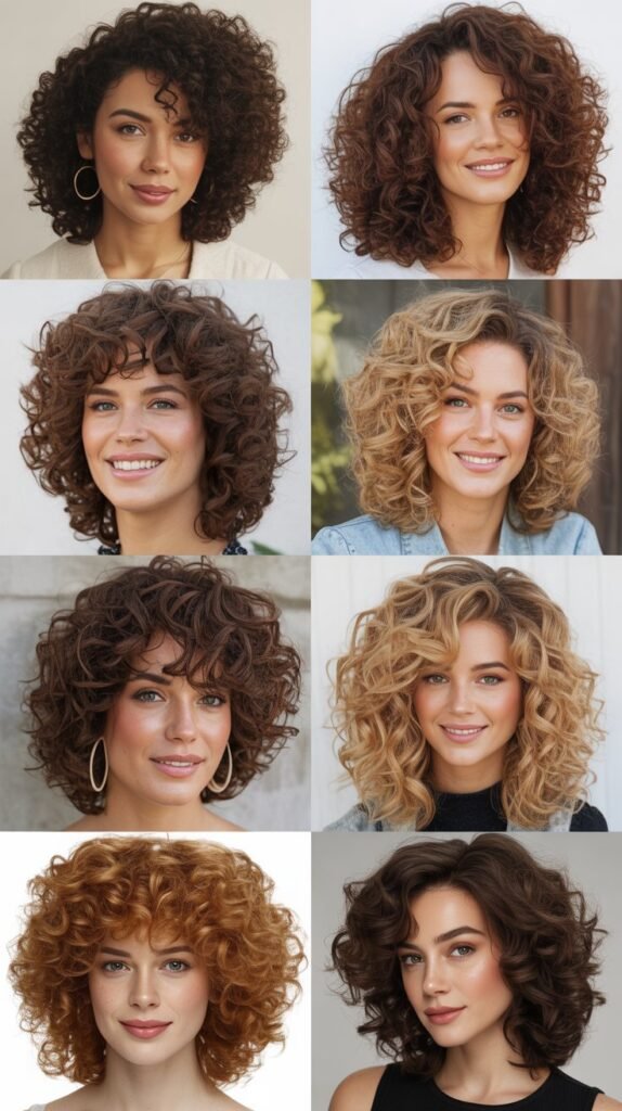 44 Gorgeous Shoulder-Length Curly Haircuts With Layers