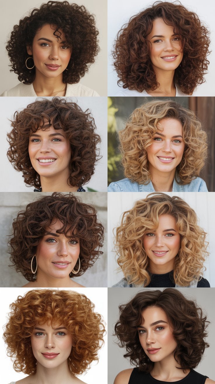 44 Gorgeous Shoulder-Length Curly Haircuts With Layers