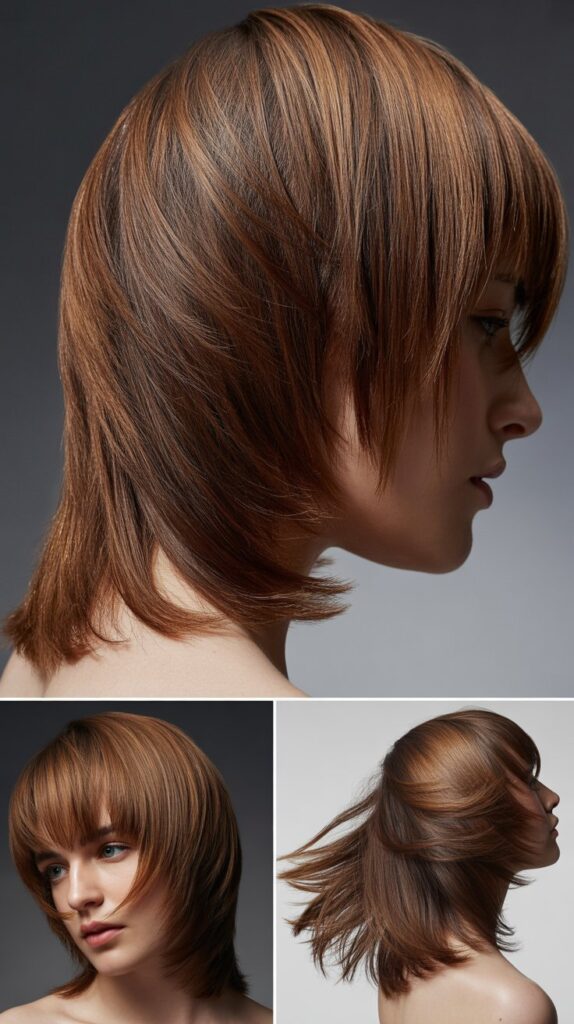 51 Best Haircuts for Thick Hair (Layered, Medium, Shoulder-Length) 7 V-Cut Layers