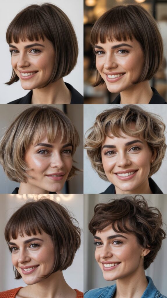 Stacked Bob with Micro Fringe