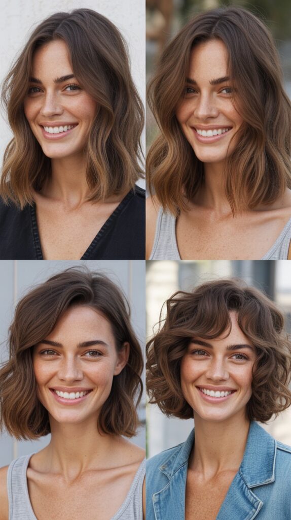 Tousled Long Bob