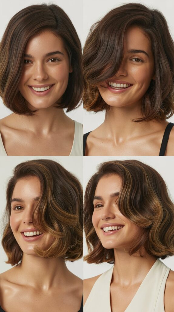 Soft A-Line Layered Bob
