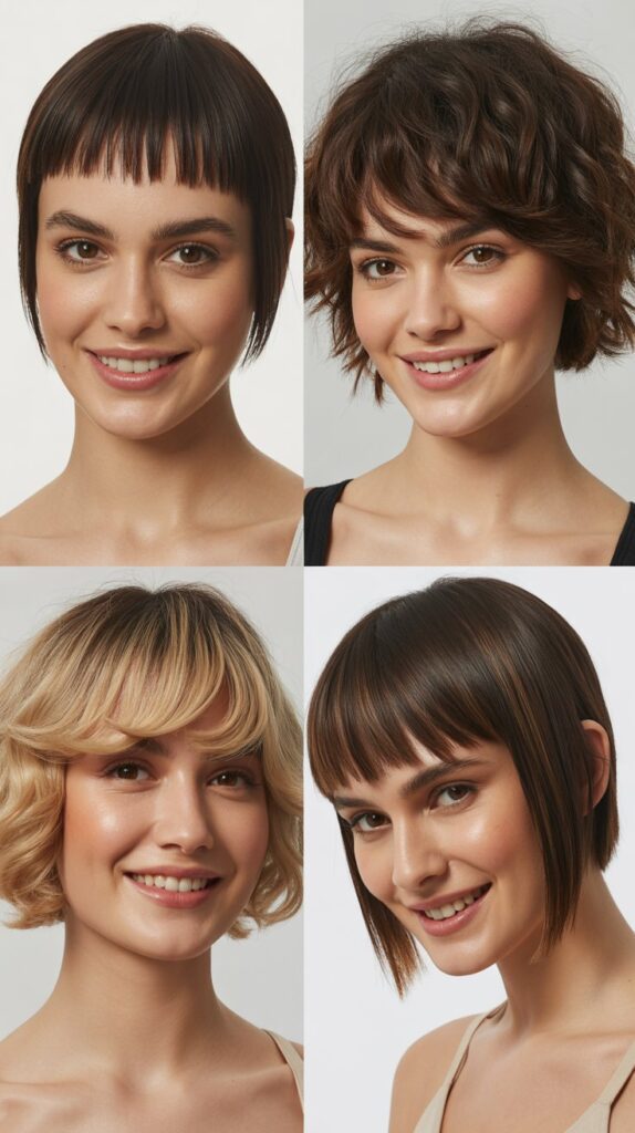 Razor-Cut Lob with Edgy Bangs