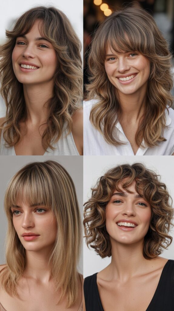 Layered Shag with Eye-Grazing Bangs