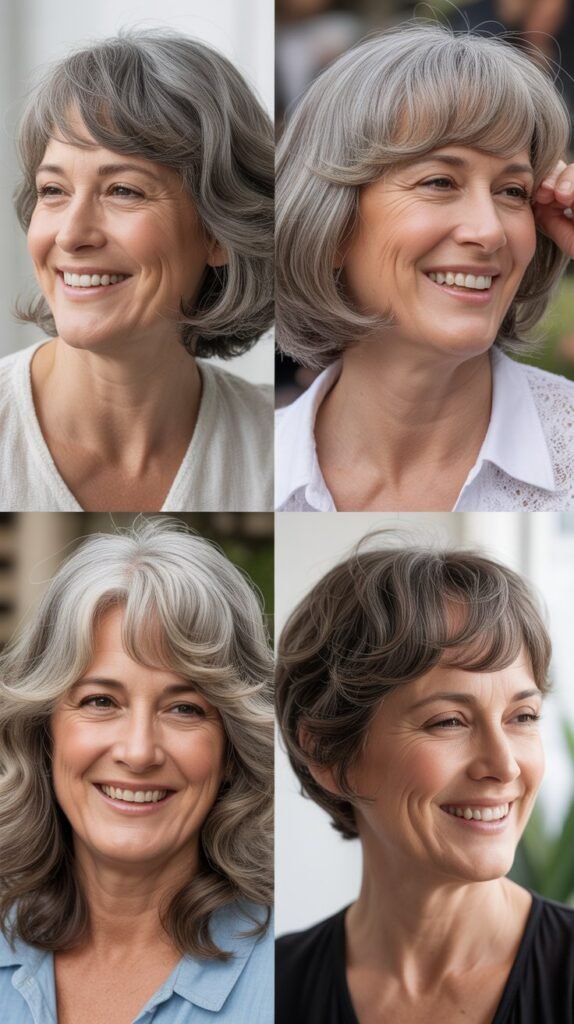 Curtain Bangs for Any Length