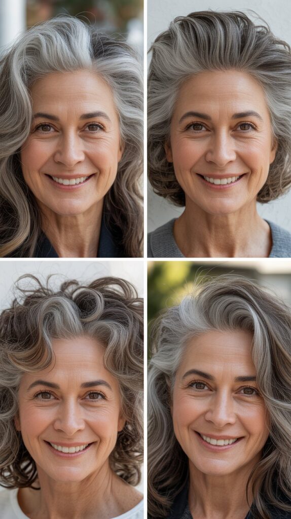 36 Youthful Sassy Long Hairstyles for Older Women That Still Feel Fresh 33 Long Hair with Crown Volume