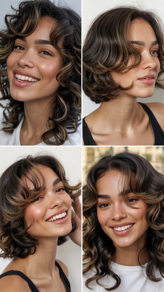 50 Long Layered Haircuts to Try—Front & Back Views 4 Feathered Layers Throughout