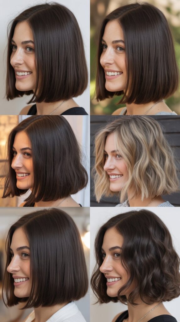  Blunt Cut Long Bob