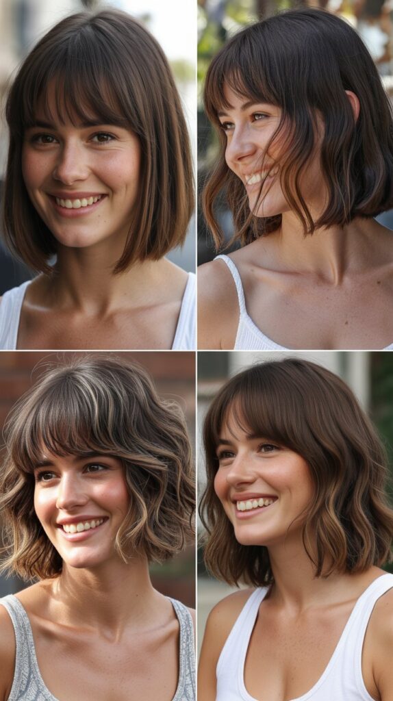  Long Bob With Shaggy Bangs