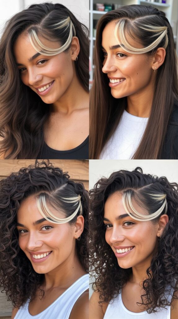  Money Piece With Layered Frame