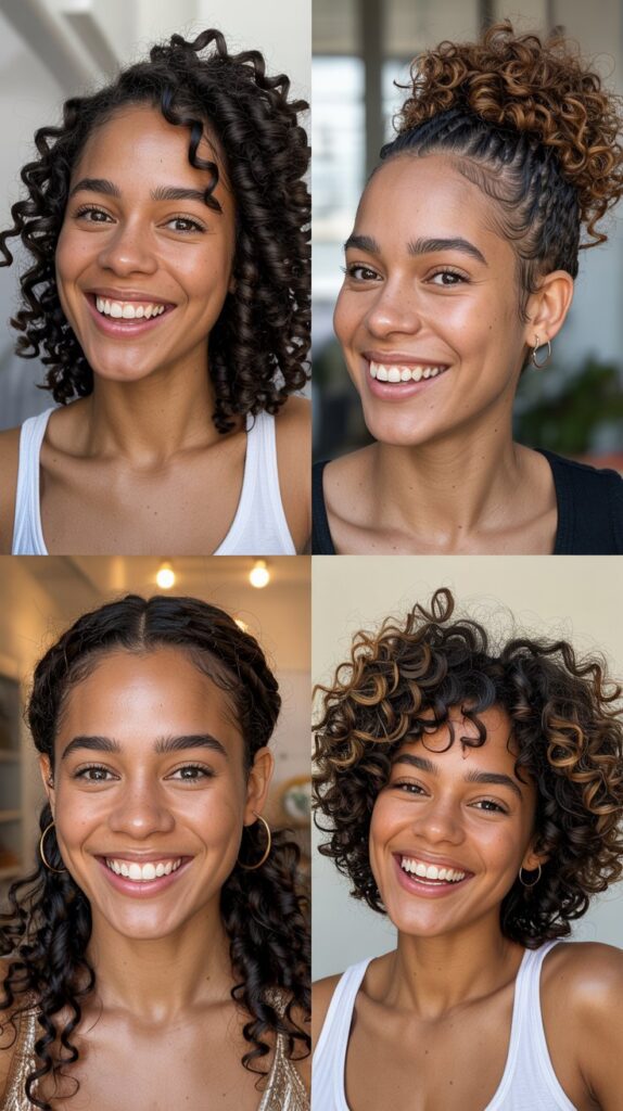 30 Stunning Medium Haircuts With Bangs for Thin Hair That Add Fullness 27 Shaggy Collarbone Cut with Peek-a-Boo Bangs