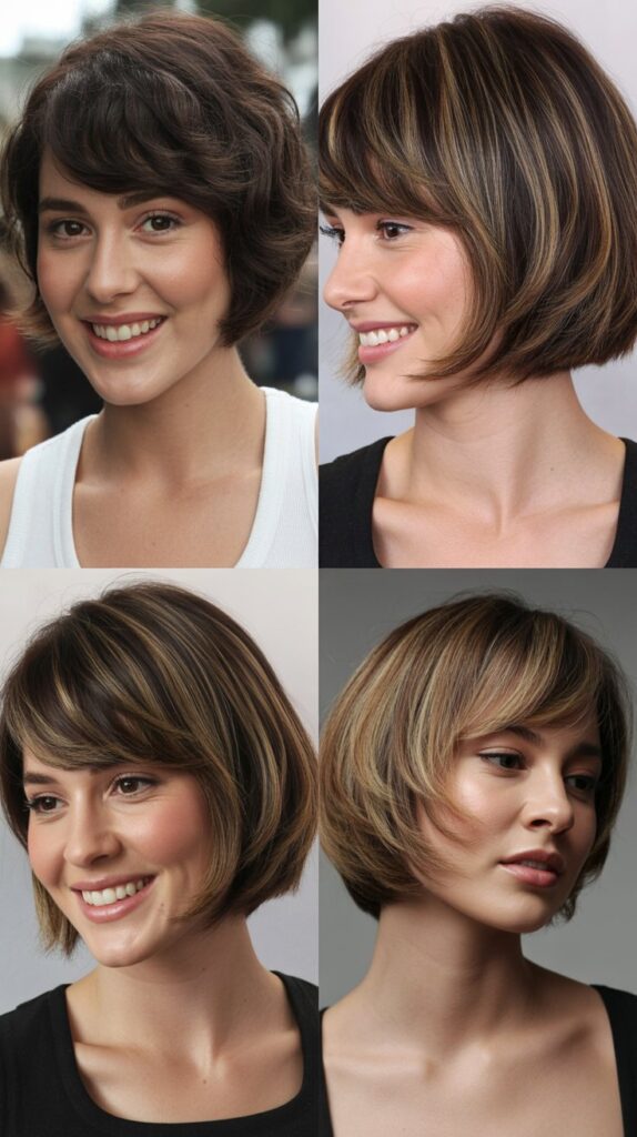 Long Layered Bangs