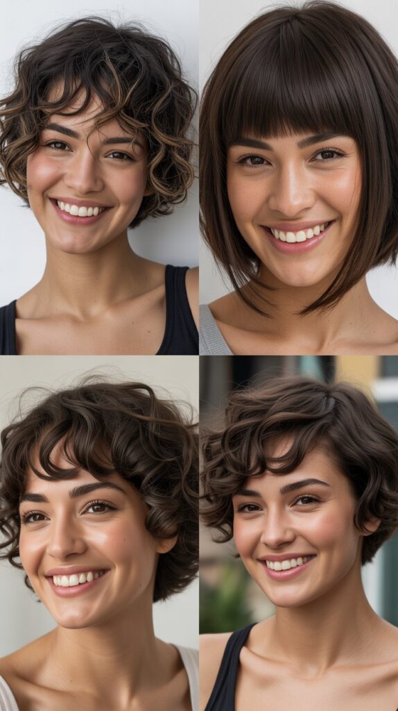 Pixie-Bob Hybrid With Long Dramatic Bangs