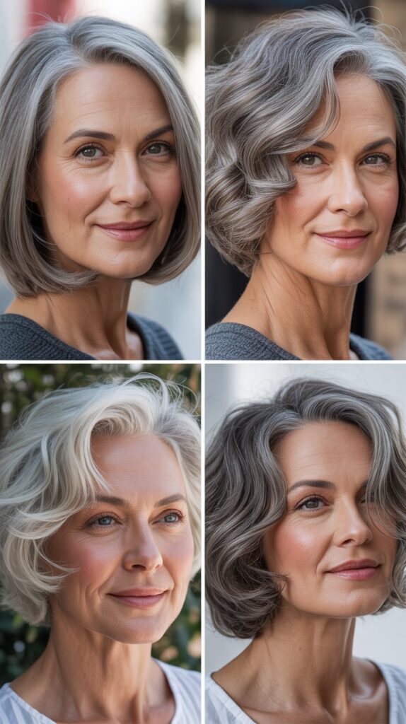 Natural Gray Bob