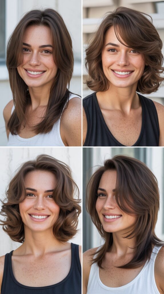 Razored Long Layered Bob